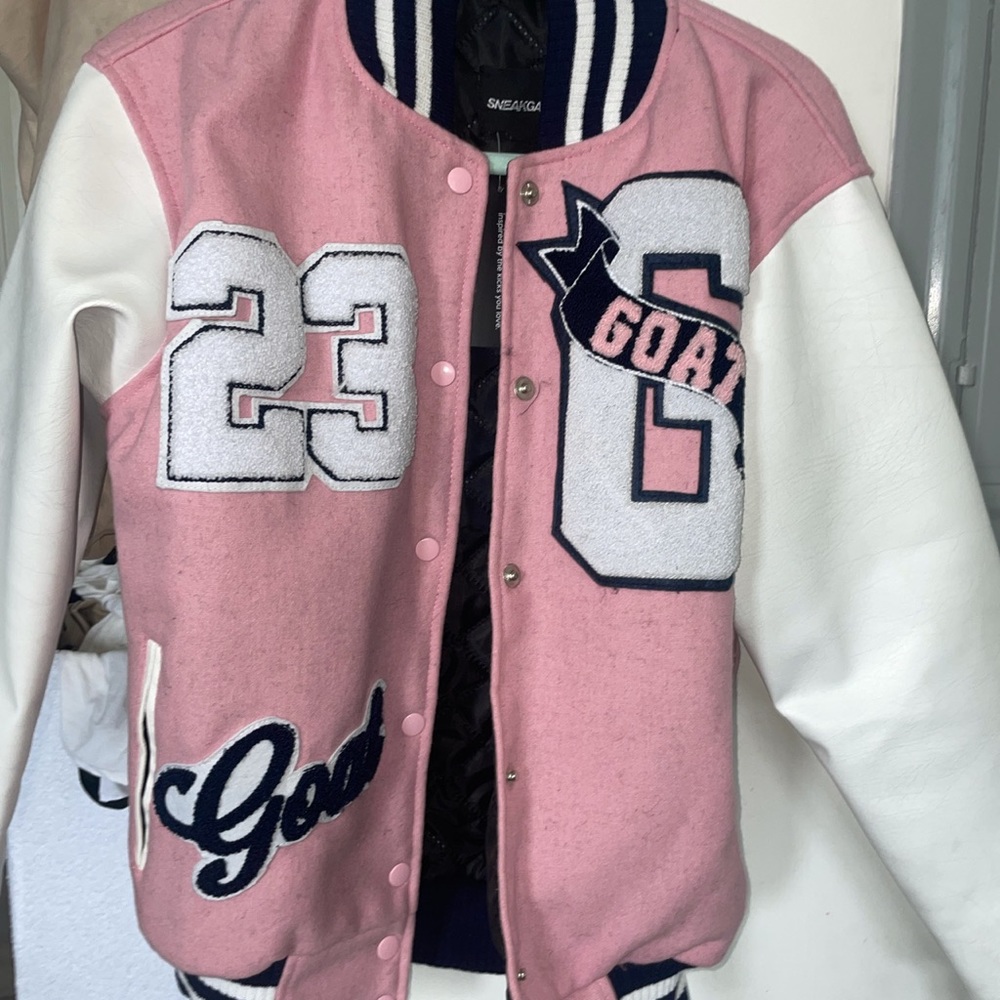Bubblegum Varsity Jacket